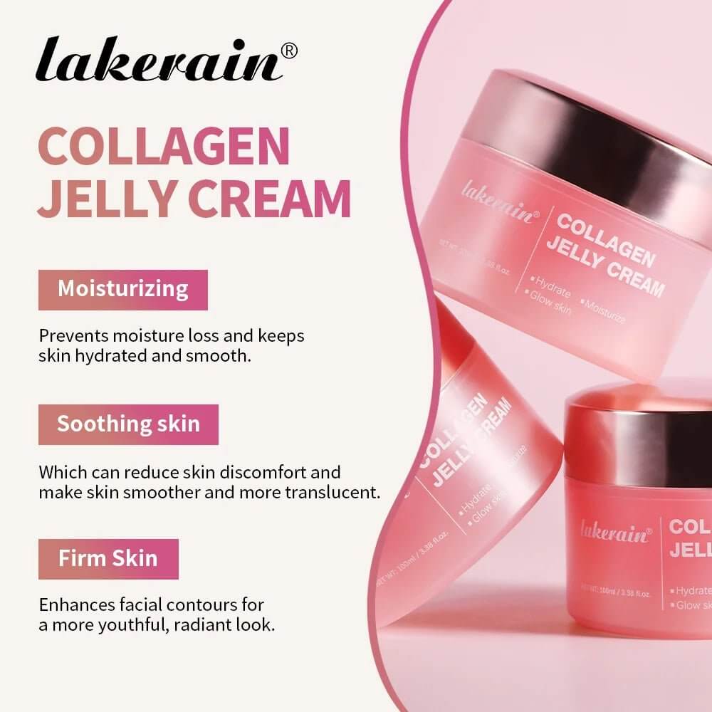 Collagen Jelly Cream Deeply Hydrates Firm Glowing Reduce Sagging & Wrinkle Glowing Boosts Skin Korean Face Care Products - The Skin Essence