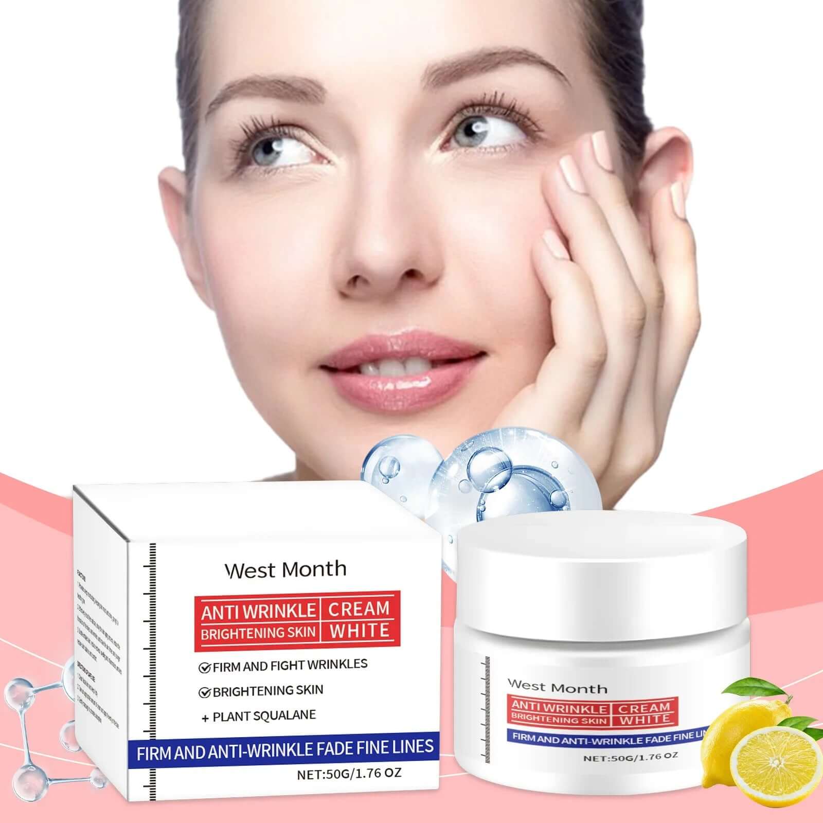 Brightening Face Cream Fade Blemish Glowing Moisturizing Firming Lightening Dark Rejuvenating Hydrating Korean Skin Care Product - The Skin Essence