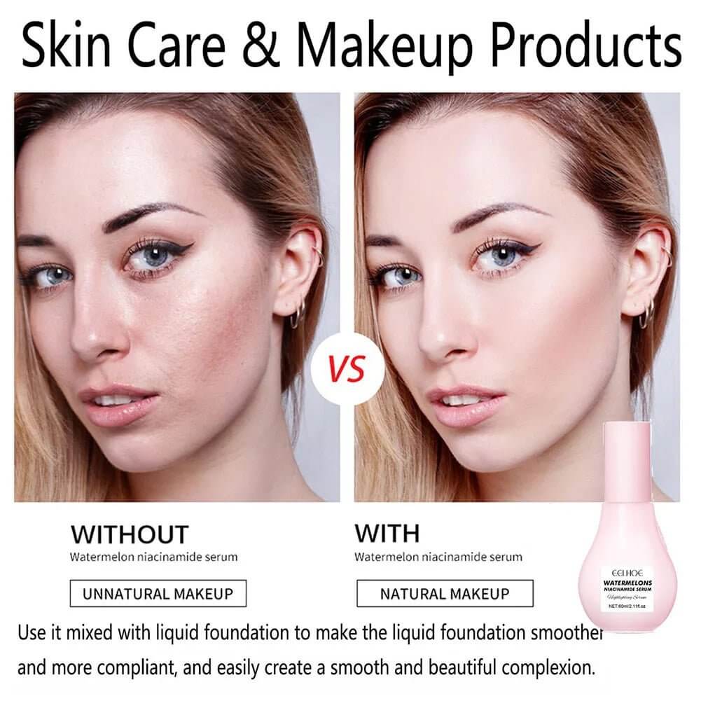 Watermelon Glow Niacinamide Moisturize Serum,Moisturizing Facial Serum W/ Hyaluronic Acid Vitamin E,Hydrating Brighten Skincare - The Skin Essence