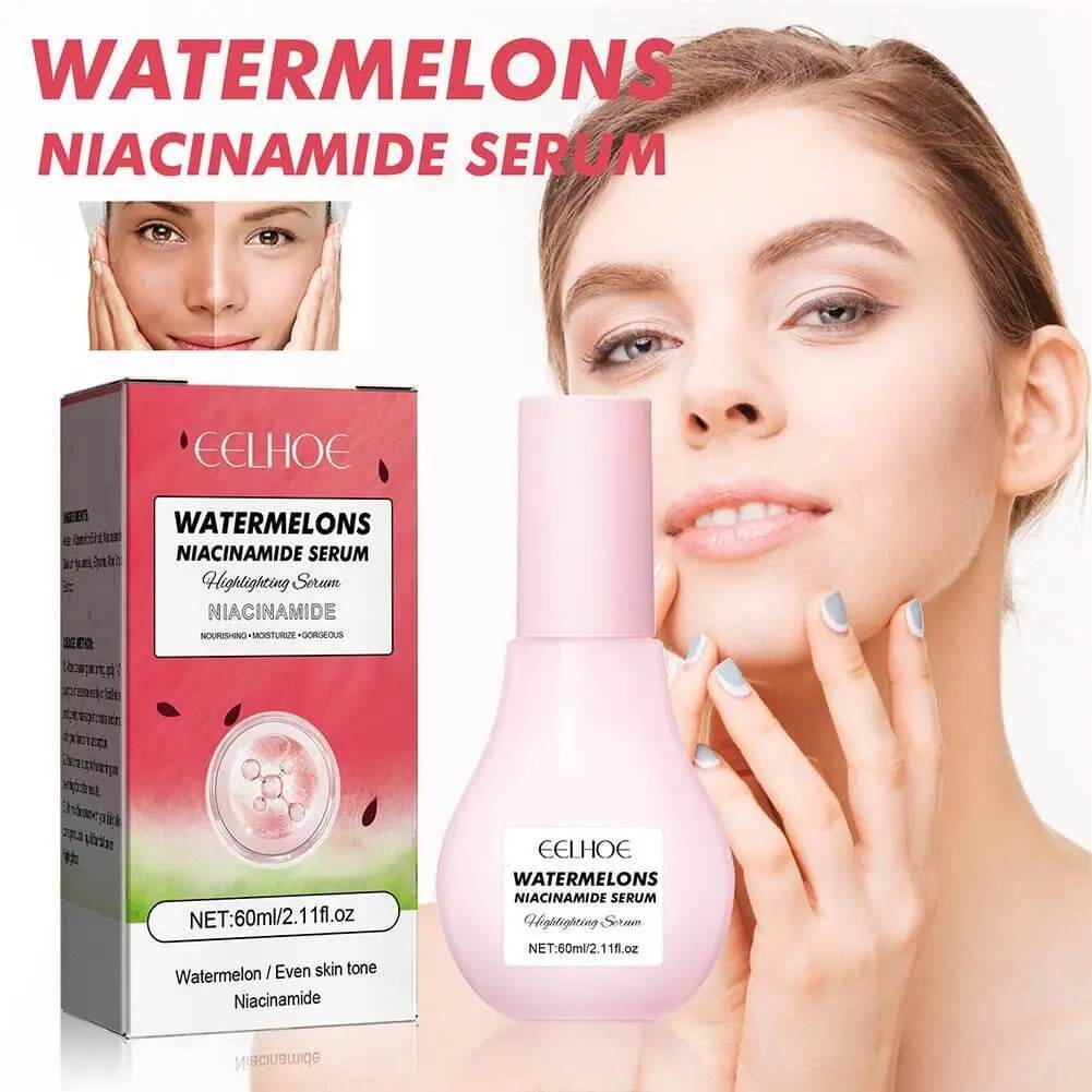 Watermelon Glow Niacinamide Moisturize Serum,Moisturizing Facial Serum W/ Hyaluronic Acid Vitamin E,Hydrating Brighten Skincare - The Skin Essence